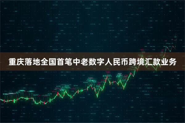 重庆落地全国首笔中老数字人民币跨境汇款业务